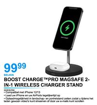 Belkin boost charge pro magsafe 2- in-1 wireless charger stand wiz010vfbk-BELKIN