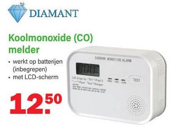 Promoties Koolmonoxide co melder - Diamant - Geldig van 09/01/2023 tot 28/01/2023 bij Van Cranenbroek