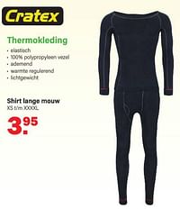 Thermokleding shirt lange mouw-Cratex