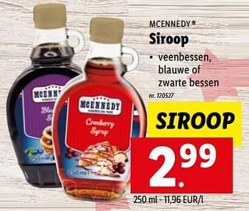 Promoties Siroop - Mcennedy - Geldig van 30/01/2023 tot 04/02/2023 bij Lidl
