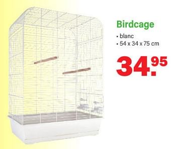 Promotions Birdcage - Produit Maison - Van Cranenbroek - Valide de 09/01/2023 à 28/01/2023 chez Van Cranenbroek