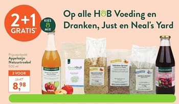 Promotions Appelazijn natuurtroebel - Produit maison - Holland & Barrett - Valide de 23/01/2023 à 19/02/2023 chez Holland & Barret