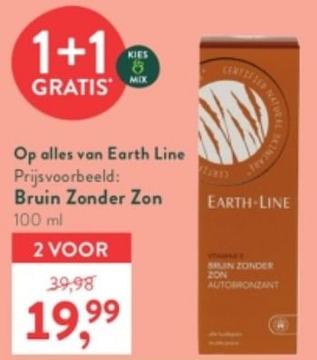 Promotions Bruin zonder zon - Earth-Line - Valide de 23/01/2023 à 19/02/2023 chez Holland & Barret