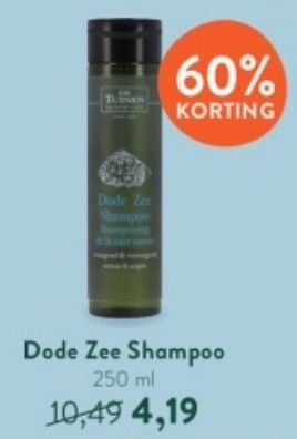 Promoties Dode zee shampoo - De Tuinen - Geldig van 23/01/2023 tot 19/02/2023 bij Holland & Barret