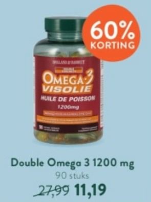 Promoties Double omega 3 - Huismerk - Holland & Barrett - Geldig van 23/01/2023 tot 19/02/2023 bij Holland & Barret