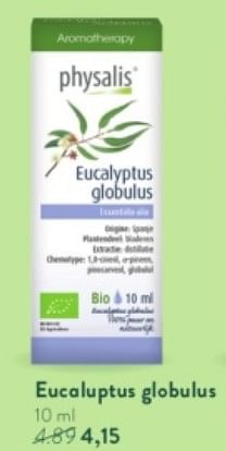 Promoties Eucaluptus globulus - Physalis - Geldig van 23/01/2023 tot 19/02/2023 bij Holland & Barret