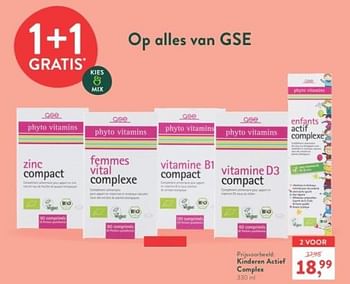 Promoties Kinderen actief complex - GSE - Geldig van 23/01/2023 tot 19/02/2023 bij Holland & Barret