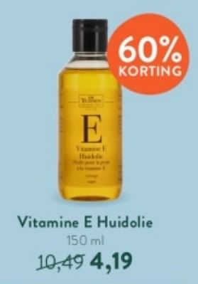 Promoties Vitamine e huidolie - De Tuinen - Geldig van 23/01/2023 tot 19/02/2023 bij Holland & Barret