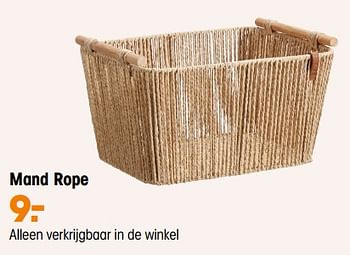 Promoties Mand rope - Huismerk - Kwantum - Geldig van 23/01/2023 tot 19/02/2023 bij Kwantum