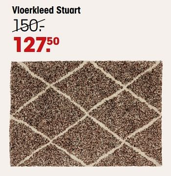 Promotions Vloerkleed stuart - Produit maison - Kwantum - Valide de 23/01/2023 à 19/02/2023 chez Kwantum