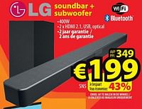 Lg soundbar + subwoofer sn5-LG