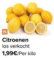 Promoties Citroenen - Huismerk - Carrefour  - Geldig van 25/01/2023 tot 30/01/2023 bij Carrefour