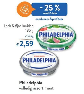 Promoties Philadelphia look + fijne kruiden - Philadelphia - Geldig van 25/01/2023 tot 07/02/2023 bij OKay