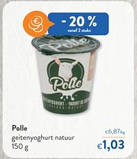 Polle geitenyoghurt natuur-Polle