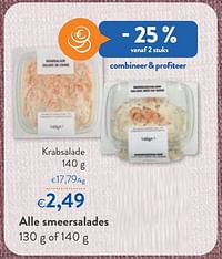 Smeersalades krabsalade-Huismerk - Okay Buurtwinkels