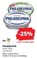 Promoties Philadelphia original - Philadelphia - Geldig van 26/01/2023 tot 08/02/2023 bij Spar (Colruytgroup)