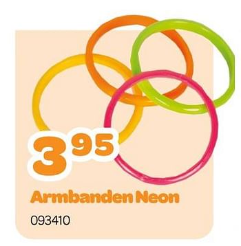 Promoties Armbanden neon - Huismerk - Happyland - Geldig van 23/01/2023 tot 25/02/2023 bij Happyland