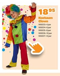 Kostuum clown-Huismerk - Happyland