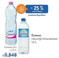Promoties Contrex natuurlijk mineraalwater - Contrex - Geldig van 25/01/2023 tot 07/02/2023 bij OKay