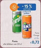 Promoties Fanta orange - Fanta - Geldig van 25/01/2023 tot 07/02/2023 bij OKay