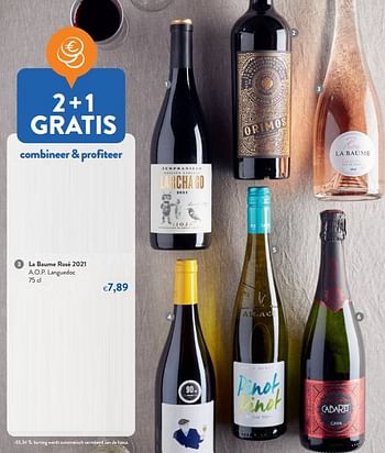 Promoties La baume rosé 2021 a.o.p. languedoc - Rosé wijnen - Geldig van 25/01/2023 tot 07/02/2023 bij OKay