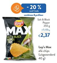 Lay’s max chips salt + black pepper-Lay