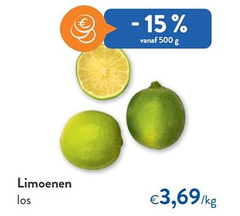 Promoties Limoenen - Huismerk - Okay Buurtwinkels - Geldig van 25/01/2023 tot 07/02/2023 bij OKay