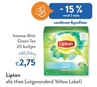 Lipton intense mint green tea-Lipton