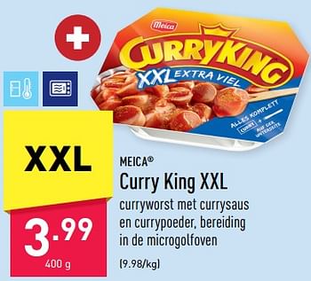 Promoties Curry king xxl - Meica - Geldig van 03/02/2023 tot 10/02/2023 bij Aldi
