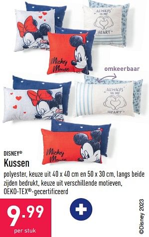 Promoties Kussen - Disney - Geldig van 04/02/2023 tot 10/02/2023 bij Aldi