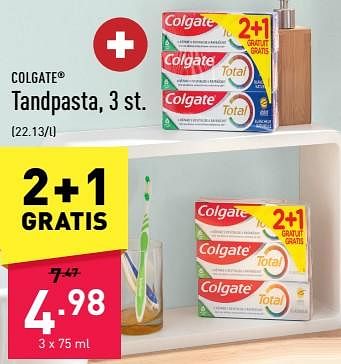 Promoties Tandpasta - Colgate - Geldig van 03/02/2023 tot 10/02/2023 bij Aldi