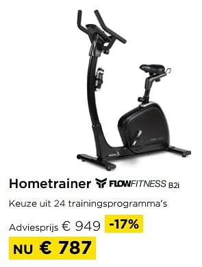 Promoties Hometrainer flow fitness b2i - Flow Fitness - Geldig van 03/01/2023 tot 31/01/2023 bij Molecule