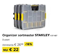 Organizer sortmaster 1-97-487-Stanley