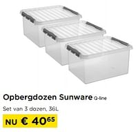 Opbergdozen sunware q-line-Sunware