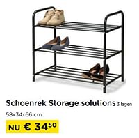 Schoenrek storage solutions 3 lagen-Huismerk - Molecule