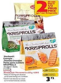 Zweedse broodjes petits pains suédois krisprolls-Krisprolls