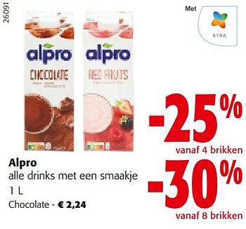 Promoties Alpro chocolate - Alpro - Geldig van 25/01/2023 tot 07/02/2023 bij Colruyt