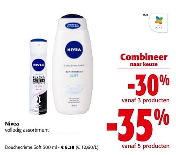 Promoties Nivea douchecrème soft - Nivea - Geldig van 25/01/2023 tot 07/02/2023 bij Colruyt