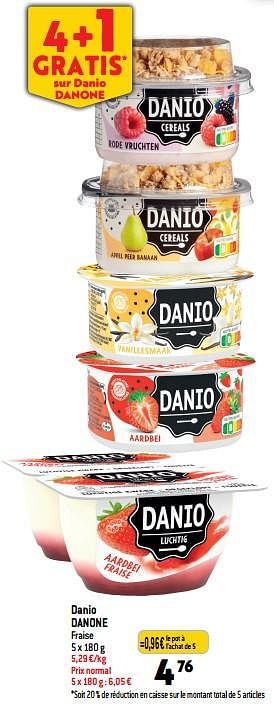 Promotions Danio danone - Danone - Valide de 25/01/2023 à 31/01/2023 chez Match