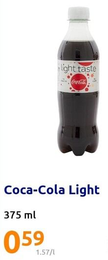 Promoties Coca-cola light - Coca Cola - Geldig van 25/01/2023 tot 31/01/2023 bij Action