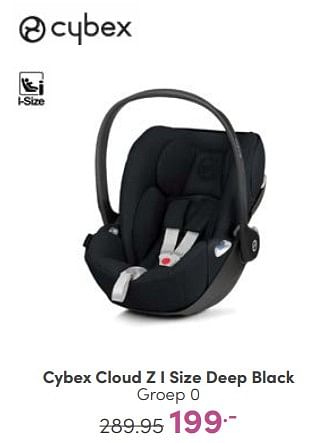 Promoties Cybex cloud z i size deep black - Cybex - Geldig van 29/01/2023 tot 04/02/2023 bij Baby & Tiener Megastore
