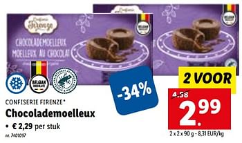 Promoties Chocolademoelleux - Confiserie Firenze - Geldig van 06/02/2023 tot 11/02/2023 bij Lidl