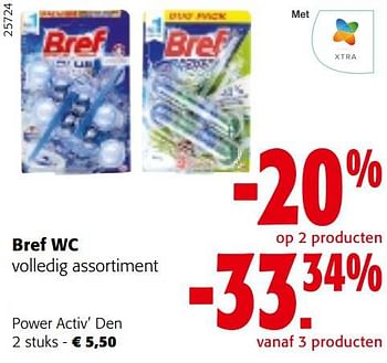 Promoties Bref wc power activ’ den - Bref - Geldig van 25/01/2023 tot 07/02/2023 bij Colruyt