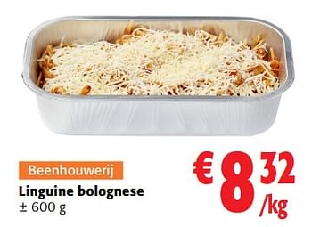 Promoties Linguine bolognese - Huismerk - Colruyt - Geldig van 25/01/2023 tot 07/02/2023 bij Colruyt
