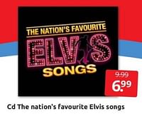 Cd the nation`s favourite elvis songs-Huismerk - Boekenvoordeel