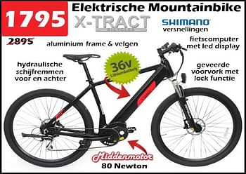 Promoties Elektrische mountainbike - X-tract - Geldig van 19/01/2023 tot 12/02/2023 bij Itek