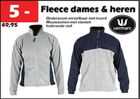 Fleece dames + heren-Vermarc