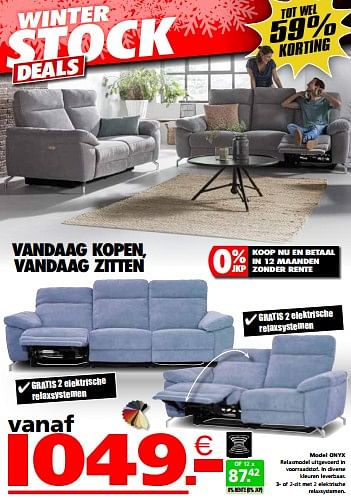 gedragen Afvoer Skalk Model onyx - Huismerk - Seats and Sofas - Seats and Sofas - Promoties.be