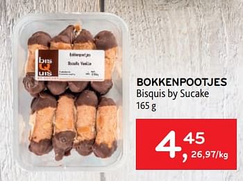 Promoties Bokkenpootjes bisquis by sucake - Sucake - Geldig van 08/02/2023 tot 21/02/2023 bij Alvo