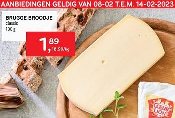 Promoties Brugge broodje - Brugge - Geldig van 08/02/2023 tot 14/02/2023 bij Alvo